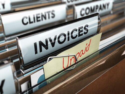 unpaid invoices
