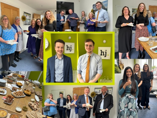 Images of Luke and Dan, newly qualified solicitors from Howell Jones.